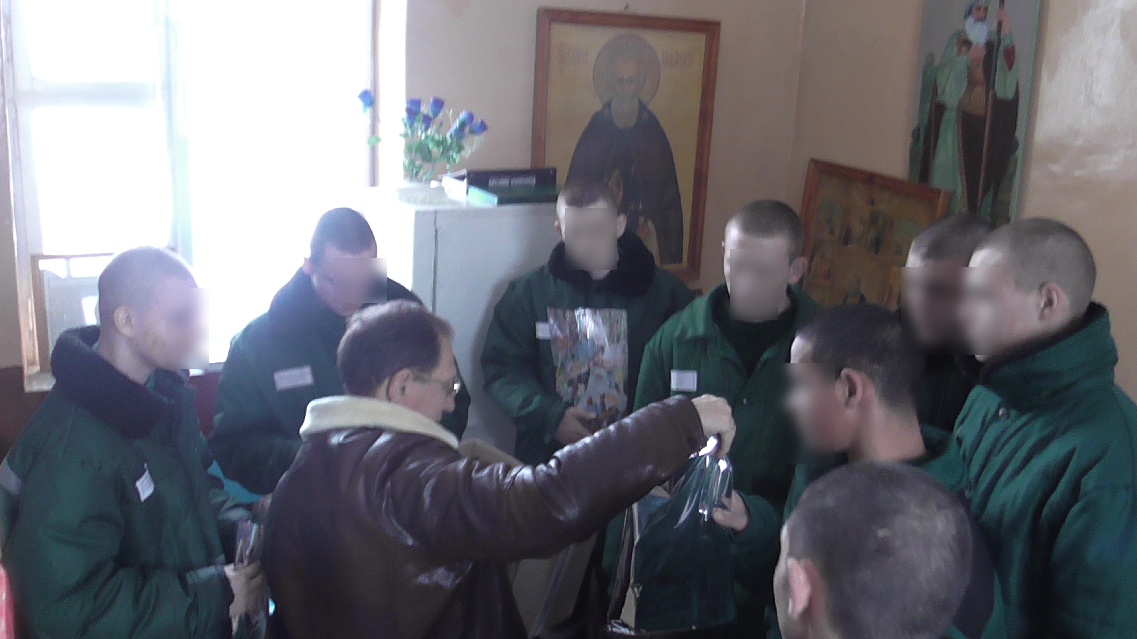 В первый день нового года священник посетил ФКУ «Камышинская воспитательная колония».