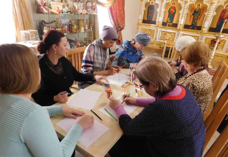 Марина Григорьева провела первую часть арт-терапевтического семинара «Моя жизнь»