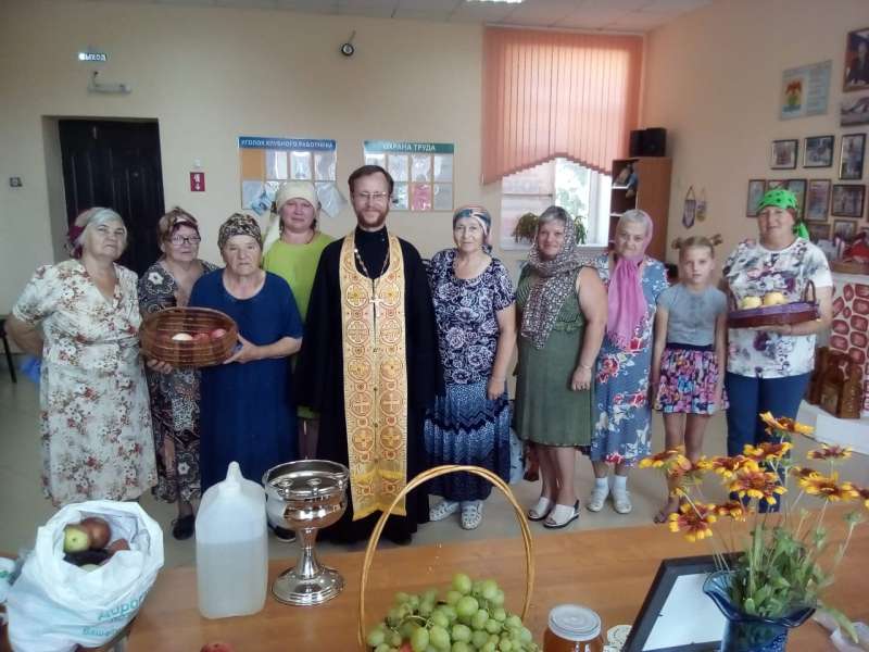 В селе совершен благодарственный молебен